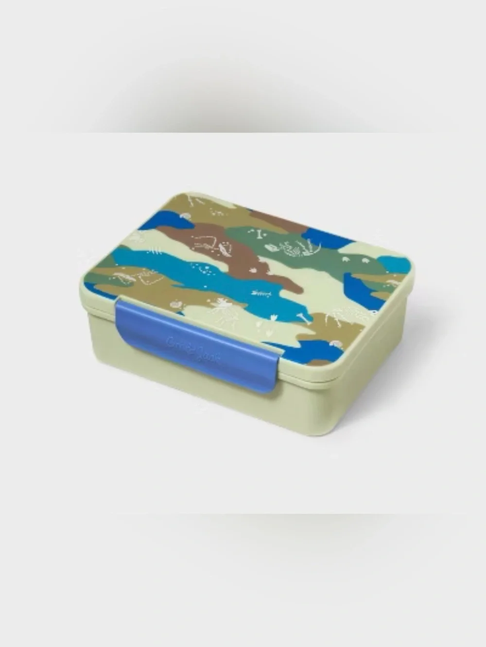 Cat & Jack Kids’ Dino Camo 3-Compartment Bento Lunch Box NWT